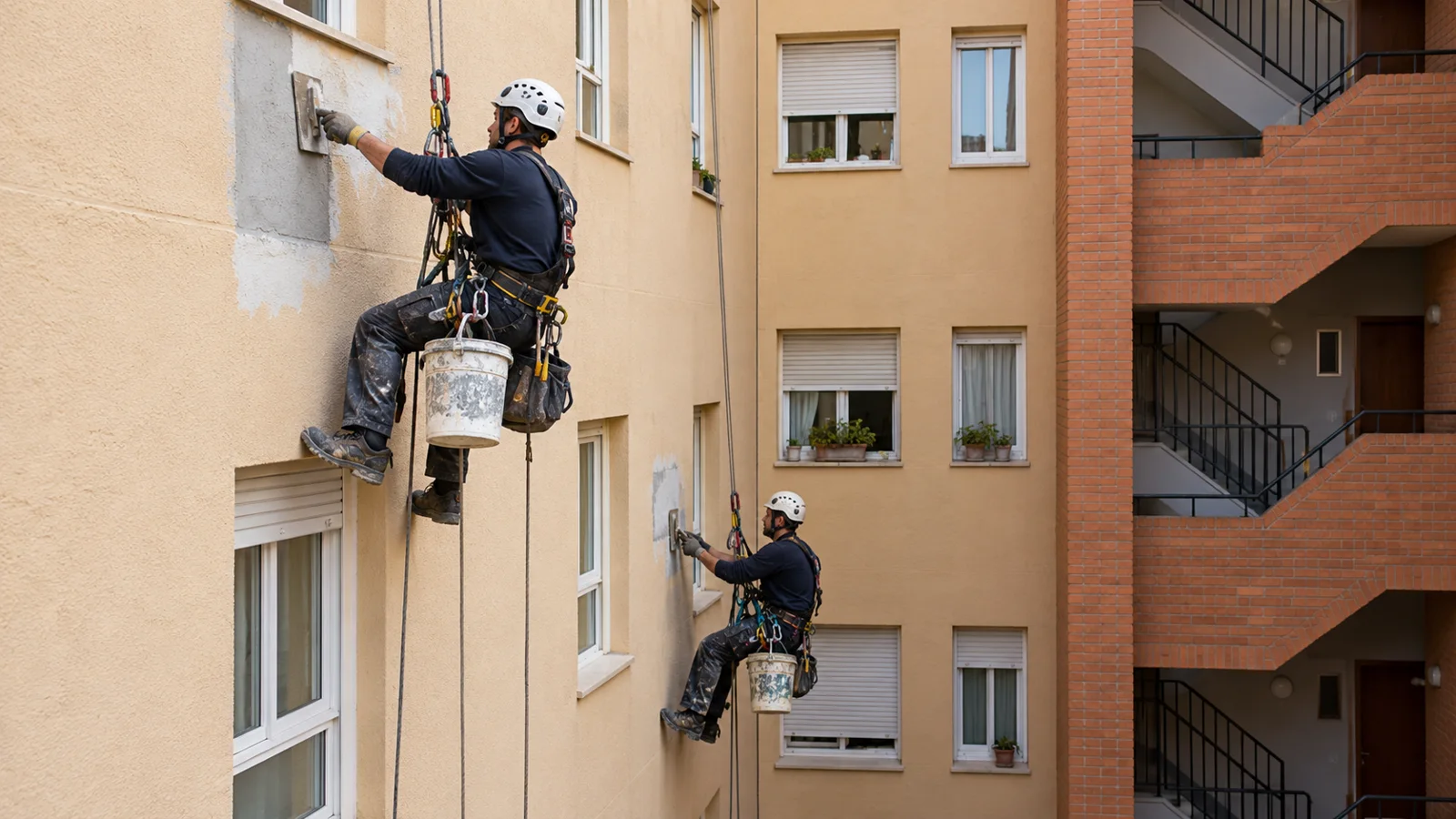 Trabajos verticales en Mataró